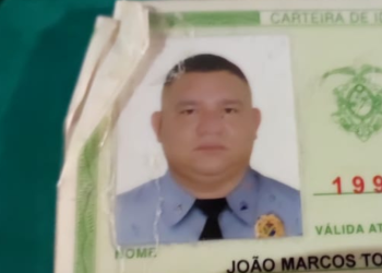 O PM João Marcos Torres dos Santos, 39, morto em um bar da avenida Margarita estava comemorando a promoção de cabo para sargento