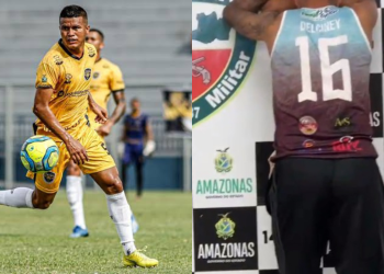 O jogador do Amazonas Futebol Clube, Delciney do Nascimento Pinheiro, 32, foi preso, nesta quinta-feira (02). Jogador do