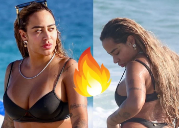 Irmã de Neymar, Rafaella Santos foi flagrada, na tarde desta sexta-feira (03), na Praia da Barra da Tijuca, no Rio de Janeiro.