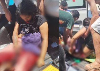 Uma mulher foi baleada dentro de um ônibus da empresa Transkalina na tarde desta quinta-feira (23) em Iranduba, interior do Amazonas. 