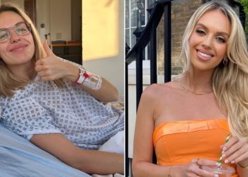 A influenciadora inglesa Ella Adams, 30, ficou 14 meses sem conseguir fazer xixi normalmente e descobriu ter uma síndrome rara. Mulher passa