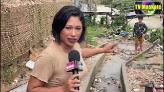 URGENTE – Desmoronamento na Sharp deixa famílias desabrigadas