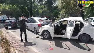 URGENTE: Acidente com vários carros na avenida do Turismo