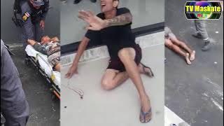 Assaltantes de coletivo são baleados por justiceiro no Coroado