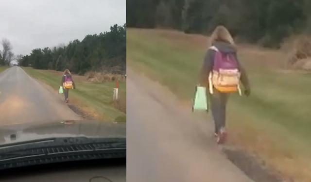 Pai obriga filha a andar por 8 km após ela praticar bullying