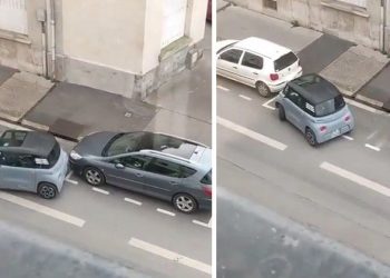 Um vídeo que viralizou nas redes sociais mostra as diversas tentativas, da pior forma possível, de um motorista estacionar. Vídeo flagra