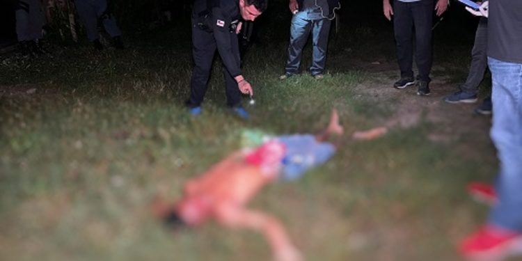 Thiago Ferreira Lopes, 18, foi arrastado para uma área de mata a executado a tiros na noite de segunda-feira (13). Arrastado para.