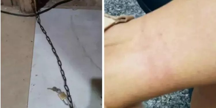 Um homem de 42 anos foi preso após acorrentar a própria filha de 14 anos, dentro de casa, para que ela não fosse ver o namorado. Pai é