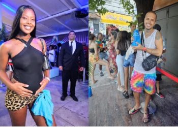 O domingo (23) foi de reencontro público para Vitão. O artista de 23 anos, esteve com a modelo Suelen Gervasio. Pai de