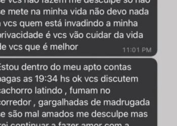 Vizinhos reclamam de gemidos e morador justifica: “Fiz amor gostoso”