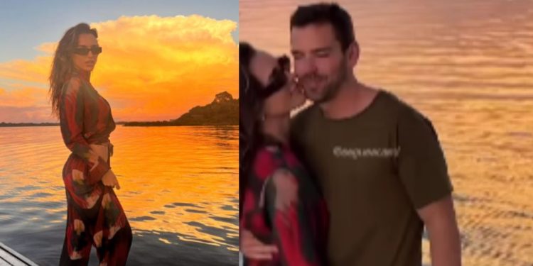A Rafa Kalimann realizou uma viagem turística pelo Amazonas ao lado do namorado novo Antonio Bernardo Palheiros na sexta-feira (31).