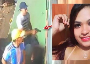 A DEHS está procurando a dupla que matou uma garçonete grávida identificada como Franciele Lima Soares, que tinha 27 anos.