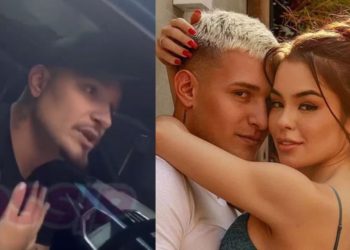 Vídeo mostra ex-noiva de MC Gui flagrando traição com garota de programa