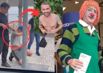 As DEHS prenderam o assassino de Hilton da Costa Silva, 49 anos, o palhaço Creme de Leite, que foi morto a facadas no Alvorada, em Manaus. 