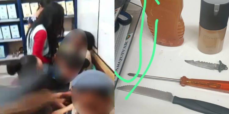 Supostamente com medo de atentados, alunos levam facas para ‘se defender’ e são expulsos do CMPM IV