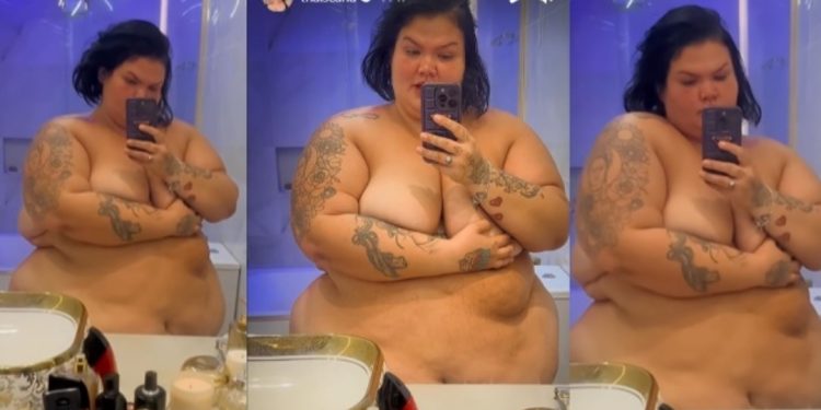 Thais Carla surge nua e faz reflexão: ‘Linda de todas as formas’