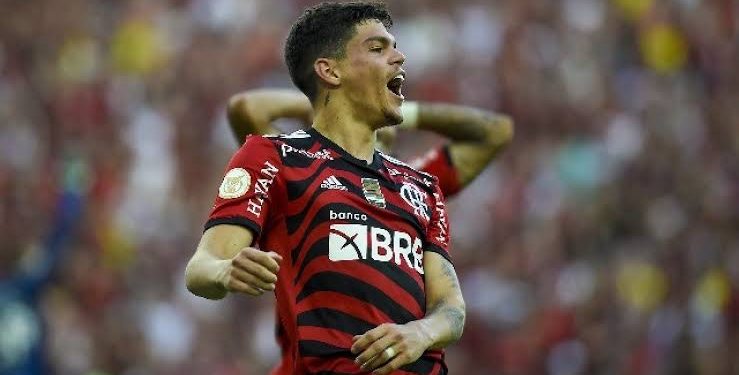 Torcedores do Flamengo vão à loucura após gol de Ayrton Lucas