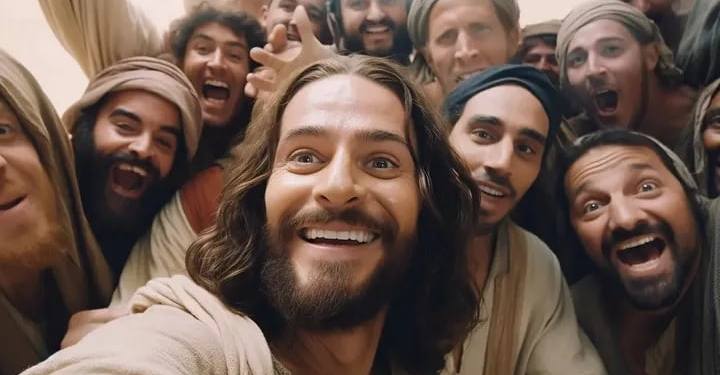 Inteligência artificial cria imagem de Jesus tirando selfie na Santa Ceia e polemiza