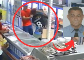 Câmera registra PM sendo morto com tiros na cabeça em Manaus