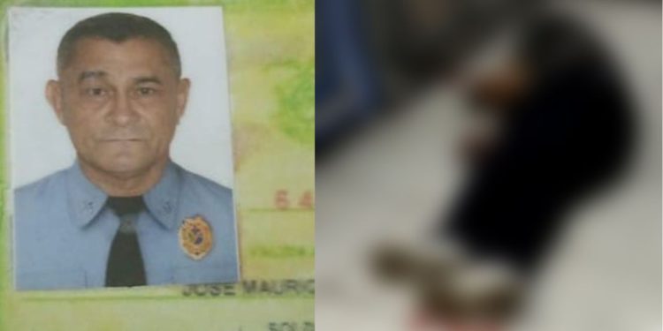 O policial militar José Maurício Barbosa Lima, 65, foi morto a tiros dentro de um açougue situado bairro Zumbi dos Palmares, em Manaus.