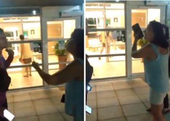 Vídeo: Entregador não sobe até porta de apartamento do Reserva Inglesa e moradora ‘arma barraco’