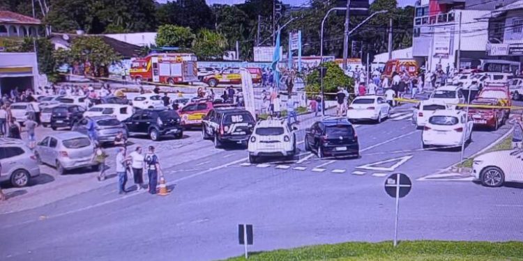 As quatro crianças mortas nesta quarta-feira (5), durante ataque ao Centro Educacional Infantil (CEI) Cantinho do Bom Pastor. Crianças mortas