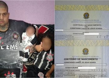 Um pai torcedor fanático do Corinthians, Leandro Soares decidiu mostrar todo seu amor pelo clube do Parque São Jorge de uma forma diferente.