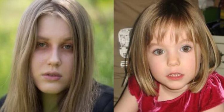 Desde que reivindicou ser Madeleine McCan, menina que desapareceu em 2007 durante uma viagem de férias com os pais em Portugal. Sai resultado