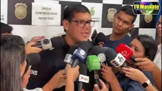 Delegado Ricardo Cunha da DEHS fala sobre a prisão de Boneca suspeito de triplo homicídio