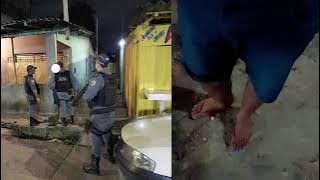 Prestes a ser executado, homem é salvo pela PM no Jorge Teixeira