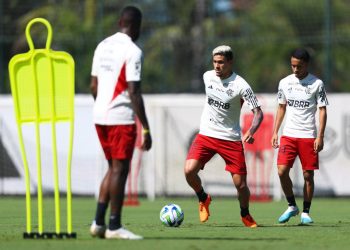 Na manhã deste sábado (22), o Flamengo finalizou a preparação para a partida contra o Internacional