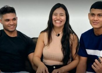 A influenciadora Lary Ingrid,  27 , que mantém um relacionamento com dois homens em Fortaleza, tem o desejo de formalizar. Influenciadora tenta