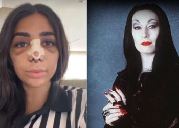 “Plástica deu ruim”: irmã de Gabigol vira Mortícia Addams