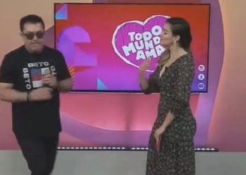 Beto Barbosa participou ao vivo do programa “Todo Mundo Ama”, da TV Jangadeiro, afiliada do SBT, e protagonizou uma tensa. Vídeo: