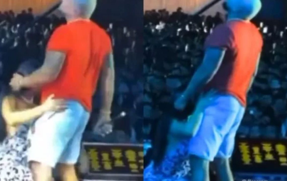 O último show de Naldo em Maceió, deu o que falar na web após vídeo de um momento em que ele interage com a Moranguinho, viralizar.