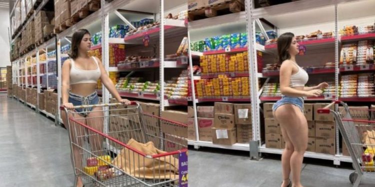 A Musa do OnlyFans Kerolay Chaves chamou a atenção após ser expulsa de um supermercado de Belo Horizonte por usar roupas curtas.