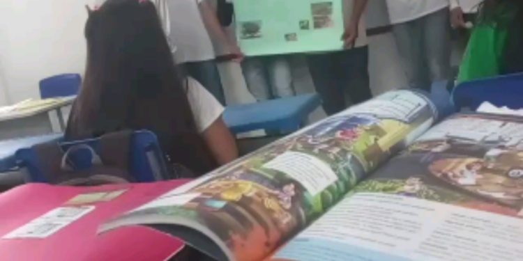 Durante a apresentação de um trabalho de Ciências, em sala de aula, um aluno de 14 anos furou com uma caneta a colega de sala. Vídeo: