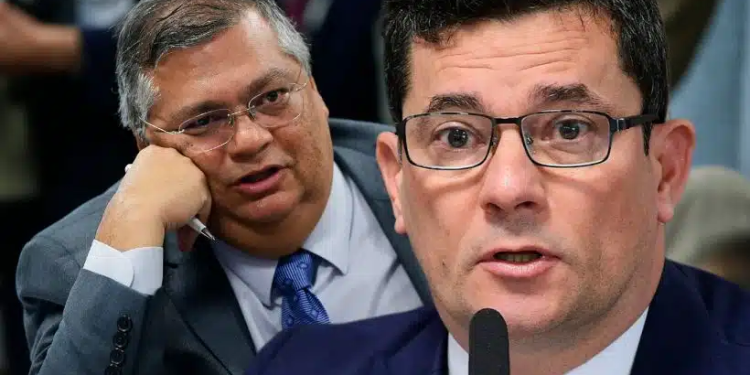 Flávio Dino e Sergio Moro batem boca em comissão no Senado: ‘Não aceito deboche’