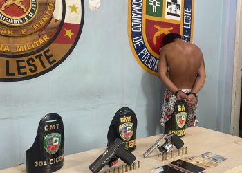 Edson Bruno da Silva, 30, suspeito de ter participado de um ataque criminoso na semana passada em um mercadinho. Preso homem