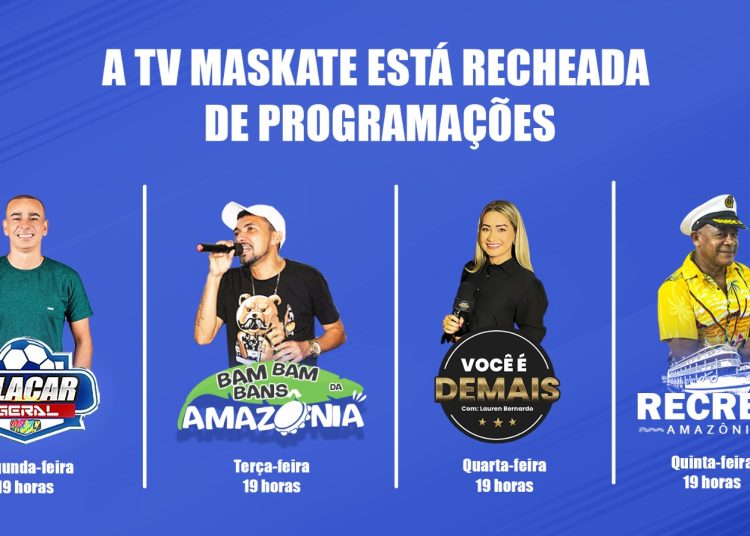 ​Do esporte ao samba, TV Maskate tem programação recheada de conteúdo