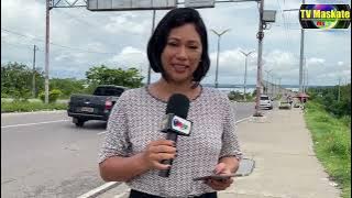 Casa de madeira é destruída durante incêndio em Parintins