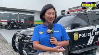 Criminosos capotam durante fuga da polícia em Manaus