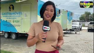 Unidade móvel oferta vacina antirrábica na Zona Sul de Manaus