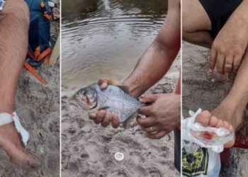 Cerca de oito banhistas viveram momentos de terror durante o feriado do Dia do Trabalhador