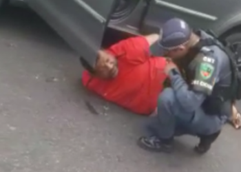 Eliomar Moraes Saldanha, o “Negão”, 44, foi preso pela polícia militar na sexta-feira (12), na Avenida Grande Cricular. Suspeito na