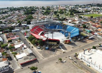 Wilson Lima entrega Bumbódromo reformado com novo mural “Brasil, futuro ancestral”