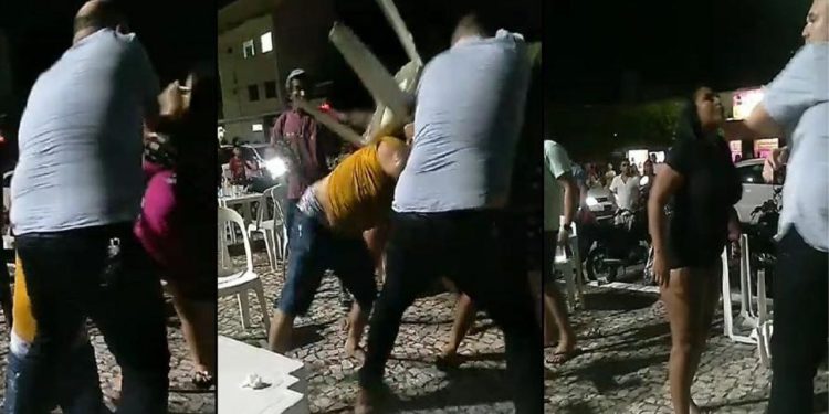 Vídeo mostra socos e chutes entre vereadores por causa de emoji de boi