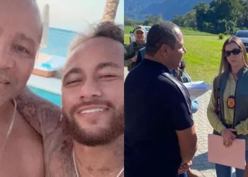 Pai de Neymar recebe voz de prisão durante fiscalização em mansão