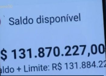 Motorista leva susto ao abrir conta bancária e achar mais de R$ 130 milhões