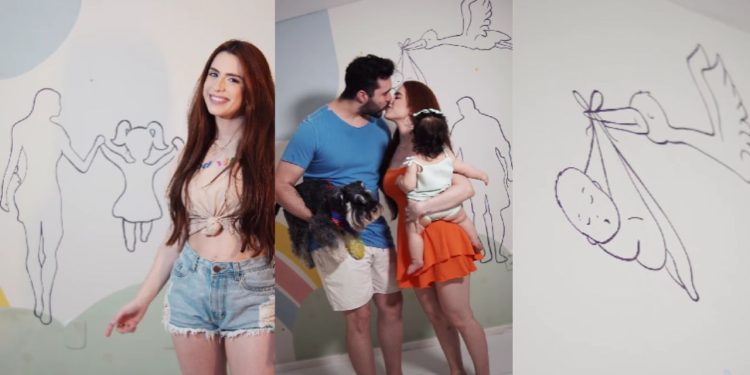 No Dia dos Namorados, Huma Kimak anuncia gravidez do segundo filho